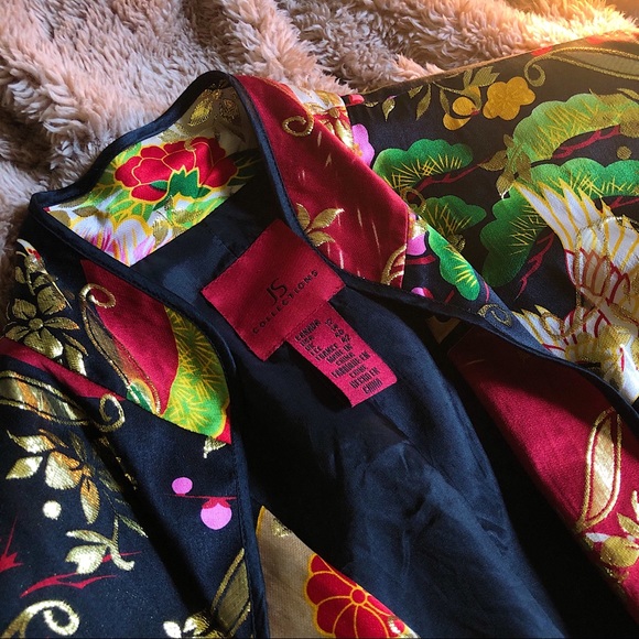 Vintage Asian Inspired Brocade Jacket - Picture 5 of 7